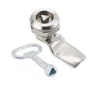 MS705 - Lucchetto triangolare per armadio a camme, 22 mm, 1 pezzo (1 set di 3 angoli PT)