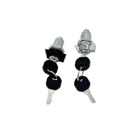 MS815 Mobili In Acciaio Inox Mailbox Power Nascosto Cam Lock Quarto Tornitura Serrature Chiave 1Pcs (Silver)