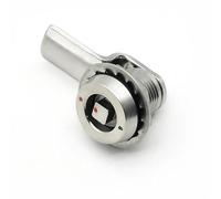 MS816 Serratura for porta in acciaio inossidabile, chiusura a scatto telescopica, serratura a compressione, serratura a quattro angoli, 1 pezzo