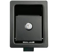 MS866-3/-5 - Serratura piatta per armadietti per apparecchi elettrici, chiusura a compressione, 1 pezzo