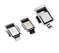 MS866-8 Serratura a pannello in acciaio inossidabile for armadietto portadocumenti, serratura for porta armadio, maniglia di chiusura a impatto, 1 pezzo(XK108)