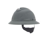 MSA 10215836 V-Gard C1 - Cappello rigido a tesa intera ventilato grigio con barriera termica di raffreddamento ReflectIR e sospensione Fas-Trac III, utilizza caratteristiche di raffreddamento