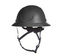 MSA 10250618 V-Gard H2 Casco di sicurezza a bordo completo tipo 2 - Sospensione a cricchetto confortevole, protezione contro gli urti rotanti MIPS, non ventilato, taglia media standard, nero