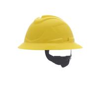 MSA V-Gard C1 10215841 - Tesa completa non ventilata gialla con barriera termica di raffreddamento ReflectIR e sospensione Fas-Trac III, utilizza caratteristiche di raffreddamento altamente innovative