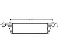 MSA4224 AVA QUALITY COOLING Intercooler per MERCEDES-BENZ
