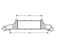 MSA4295 AVA QUALITY COOLING Intercooler per MERCEDES-BENZ