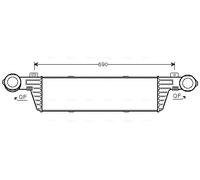 MSA4296 AVA QUALITY COOLING Intercooler per MERCEDES-BENZ