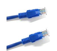 MSC Cavo Ethernet Cat5e Cavo Ethernet/Cavo Internet LAN RJ45 Connettore Snagless Broadband Patch Cable Fire Stick, Smart TV, PC, Cavi/accessori per computer portatile (1m, 2m, 3m, 5m, 10m, 20m, blu)