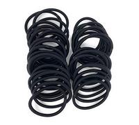 MSC Fasce elastiche per capelli spessi 4 mm, diametro 50 mm, spessore 4 mm, elastici per capelli, elastici per capelli, senza metallo, per donne, ragazze, uomini, ideali per capelli spessi, 40 pezzi