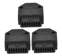 MSCHENZW 3X OBD2 OBD II 16 Pin Connettore Presa Strumento Diagnostico Adattatore OBD Connettore + Custodie + Terminale +