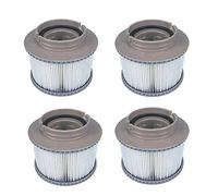 Mscomft Cartucce filtranti MSPA per Tutti i Modelli di Vasca idromassaggio, Spa, Piscina, cartucce filtranti con Rete per MSpa, Spa, Bubble Spa (Confezione da 4)