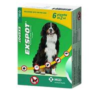 MSD ANIMAL HEALTH ANTIPARASSITARIO per Cani da 6 Pipette da 2 ML EXSPOT