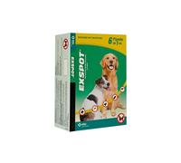Msd EXSPOT 6 PIPETTE 1 ml ⇢ Antiparassitario SPOT ON per CANI fino a 15 kg