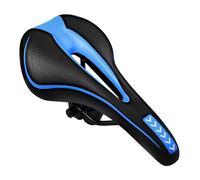 MSDADA Nuovo Sella Bici Comoda, Sedili per Bicicletta in Memory Foam, Sella Morbida Impermeabile, Biciclette per MTB, City Bike, Spin Bike, Sella Bici da Corsa(blu)