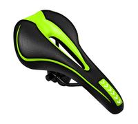 MSDADA Nuovo Sella Bici Comoda, Sedili per Bicicletta in Memory Foam, Sella Morbida Impermeabile, Biciclette per MTB, City Bike, Spin Bike, Sella Bici da Corsa(verde)