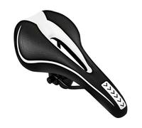MSDADA Nuovo Sella Bici Comoda, Sedili per Bicicletta in Memory Foam, Sella Morbida Impermeabile, Biciclette per MTB, City Bike, Spin Bike, Sella Bici da Corsa(bianco)