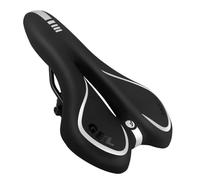 MSDADA Sella Bici Comoda, Sedili per Bicicletta in Memory Foam, Sella Morbida Impermeabile, Biciclette per MTB, City Bike, Spin Bike, Sella Bici da Corsa(Grigio)