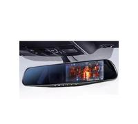 MSDDWL Dash Cam Auto 4.3 Pollici Registratore Guida Auto DVR Specchietto Retrovisore Doppia Lente Auto Registratore 1080P IPS Anteriore E Posteriore Telecamera Registrar Dashcam(No Rear Camera None)