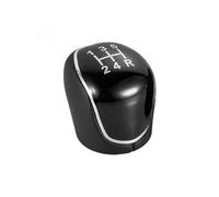 MSDDWL Pomello cambio Per Ford Mondeo Mk4 S-Max C-Max Per Ford Per Focus Mk2 Leva Del Cambio In Pelle Headball Accessori Per Auto Pomello Del Cambio A 5 O 6 Velocità Gear Knob(5 speed black)