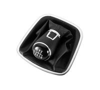 MSDDWL Pomello cambio Per Polo 6r 6c Sedan 2011 2012 2013 2014 2015 2016 2017 2018 2019 5 6 Marce Pomello Del Cambio Auto Cuffia Gear Knob(5 speed set)