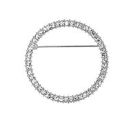 MSEKKO Spilla Rotonda in Cristallo Porta Occhiali Spilla Porta Occhiali da Lettura Spilla Spilla per Le Donne