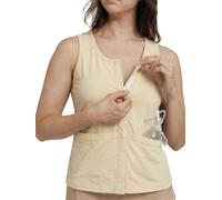MSemis Donna Adaptive Felpa Camicia Il Cancro al Seno Post Mastectomia | Senza Maniche,Con Tasche I Drenaggi,Abbigliamento Formale Bambina,Ingrandimento Del Seno,Supporti Chirurgici,Abdominoplastie