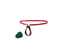 MSemis G-String Uomo Perizoma Babbo Natale Christmas Slip Tanga String Thong Erotico Jockstrap Aperto Maschile Mutande Mankini Biancheria Intima Natalizio Natale Regalo A Verde Taglia Unica