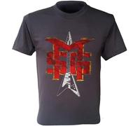 Msg T-Shirt Michael Schenker Group Logo Rock Band Retro Men Dark Grey S-3Xl