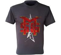 Msg T-Shirt Michael Schenker Group Logo Rock Band Retro Men Dark Grey S-3Xl