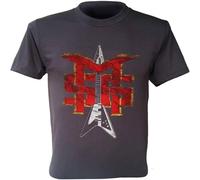 Msg T-Shirt Michael Schenker Group Logo Rock Band Retro Men Dark Grey S-3Xl Black 3XL