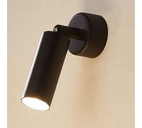 MSGIRVLZL Applique De Chambre À Coucher À Led 5W, Lampe De Lecture Murale Simple, Projecteur D'Éclairage Cylindrique Noir Moderne, Source De Lumière 4000K, Appliques Intérieures Créatives Pour Chevet