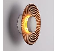 MSGIRVLZL Applique Murale À Disque Led 5W Avec Finition Dorée, Éclairage Mural En Aluminium, Applique Murale Minimaliste Moderne, Appliques À Une Tête Pour Têtes De Lit De Chambre, Couloirs/Neutral Li