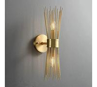 MSGIRVLZL Applique Murale Créative En Laiton À 2 Lumières, Applique Murale D'Éclairage Décoratif Satellite Moderne, Accessoires De Douille E14, Lampes De Chevet Minimalistes Pour Chambre À Coucher, La