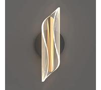 MSGIRVLZL Applique Murale De Chevet Personnalité Acrylique Design Applique Murale Décorative Contemporain Led Dimmable Luminaire Pour Chambres, Salons, Couloirs [Classe Énergétique Warm Light