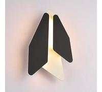 MSGIRVLZL Applique Murale En Métal Ultra-Mince, Éclairage Mural À Fond Noir, Applique Murale Led Moderne 11W, Lampes De Projet De Chevet D'Hôtel, Appliques Murales Minimalistes Nordiques Pour Chambre