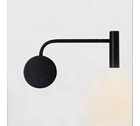 MSGIRVLZL Appliques Murales De Tête De Lit À Led 3W, Projecteur À Bras Long Réglable Moderne, Lampes D'Appoint Murales Créatives Pour Bureau De Projet D'Hôtel De Chambre [Classe Énergétique Noir