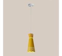 MSGIRVLZL Creative Dresses Suspension, Lampe De Chevet À Une Tête, Prise E14, Lampes Suspendues Minimalistes Modernes Pour Bar, Îlot De Cuisine, Lampes De Décoration De Magasin De Vêtements/Yellow