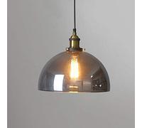 MSGIRVLZL Lampapiccolo in Stile Industriale Nord Europeo Retrò con Testa Fumé e Grasso, Ideale per Soggiorno, Ristorante, Bar, Abbigliamento, con Attacco E27./A5