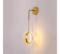 MSGIRVLZL Lampe À Suspension Murale Créative Pour Tête De Lit De Chambre À Coucher, Applique Murale D'Éclairage Décoratif Moderne À Led Pour Salle À Manger, Applique Murale En Métal Avec Abat-Jour En
