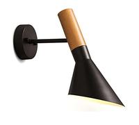 MSGIRVLZL Lampe De Chevet De Chambre Minimaliste Moderne E27 Douille Luminaire Noir Créatif Éclairage Décoratif Appliques Pour Salle À Manger Cuisine Îlot Café Couloir Bar/K