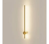 MSGIRVLZL Lumière D'Ambiance D'Éclairage Décoratif De Bande De Led Moderne, Applique Murale De Chevet Linéaire De Chambre À Coucher, Longues Appliques Murales En Laiton Avec Réglage Pivotant À 330 °,