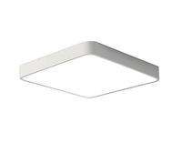 MSGIRVLZL Plafonniers Led 24W Range Sensor Control Black Square | Plafonniers Modernes À Montage Encastré 6000K | Plafonnier Pour Bureau Cuisine Chambre Salon Couloir Balcon/Blanc