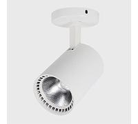 MSGIRVLZL Spot De Plafond Réglable À 90 °, Plafonnier Led Moderne, Plafonnier En Aluminium Blanc, Downlight À Montage En Surface, Plafonniers Câblés D'Intérieur Pour Cave À Vin, Vitrine/3000K/20W