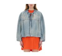 MSGM - Giacca di jeans corta oversize - - Jackets - Donna - Blu - S