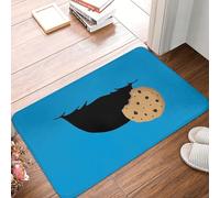 MSHEEFG Sesame Street 80s - Zerbino antiscivolo per bambini serie TV Cookie Monster corridoio antimacchia e lavabile, 40 x 60 cm