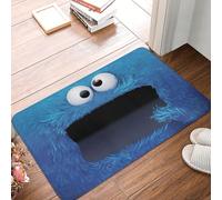 MSHEEFG Sesame Street, zerbino antiscivolo, per cucina, balcone, tappeto di benvenuto, antimacchia, lavabile, 40 x 60 cm