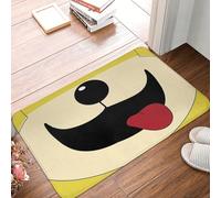 MSHEEFG Sesame Street, zerbino antiscivolo, tappetino da bagno Zoe, per balcone, porta d'ingresso, rimuove le macchie e lavabile, 40 x 60 cm