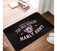 MSHEEFG Tappetini cattura sporco sport camera da letto NRL The Manly Sea Eagles Army tappeto casa zerbino soggiorno tappeto decorazione ingresso tappeto pavimento anteriore grasso 40 x 60 cm