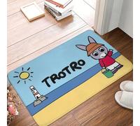 MSHEEFG Zerbino impermeabile antiscivolo serie Netflix Trotro Cartone animato tappeto soggiorno camera da letto tappetino decorativo per esterni e interni, 40 x 60 cm