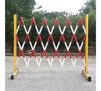 MSHGSKU Barriera di Sicurezza Pieghevole Retrattile - Barriera di Controllo del Traffico espandibile 1,2 MX 5 m per la Sicurezza dei pedoni, la Gestione della Folla e la Protezione degli e